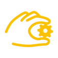 Novatia Icon Implementing Projects yellow